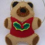 Bears, Felt Christmas Ornam..