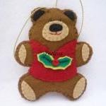 Bears, Felt Christmas Ornam..