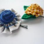 Felt and Fabric Bobby pin -..
